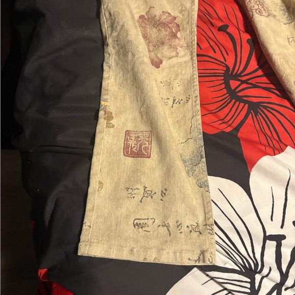 Chico's Beige Textured Trousers - Picture 7 of 10